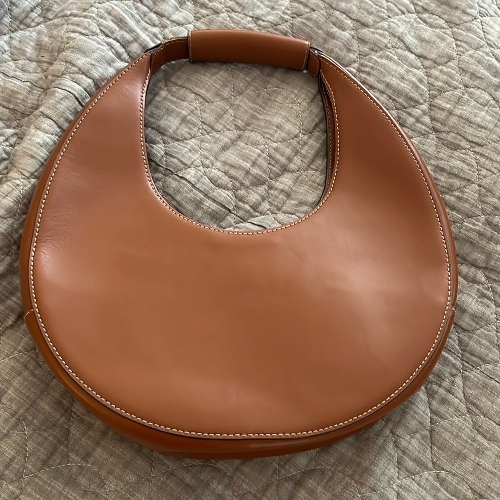 STAUD Tan Shoulder Bag
